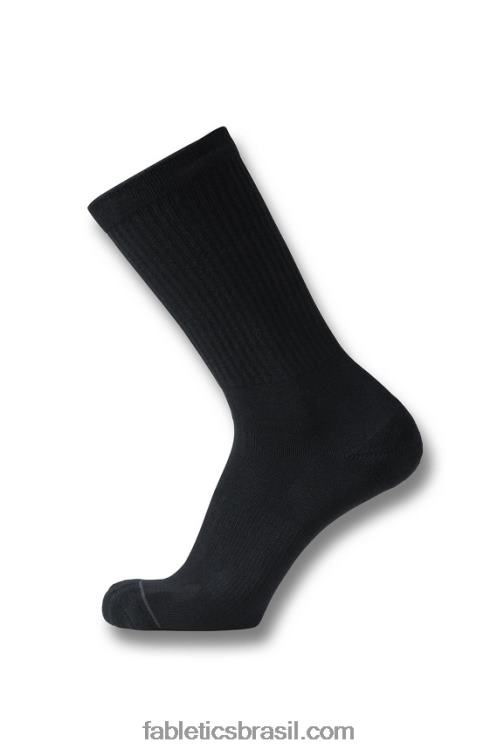 Fabletics preto 420HR2972 a meia da tripulação todos os dias mulheres