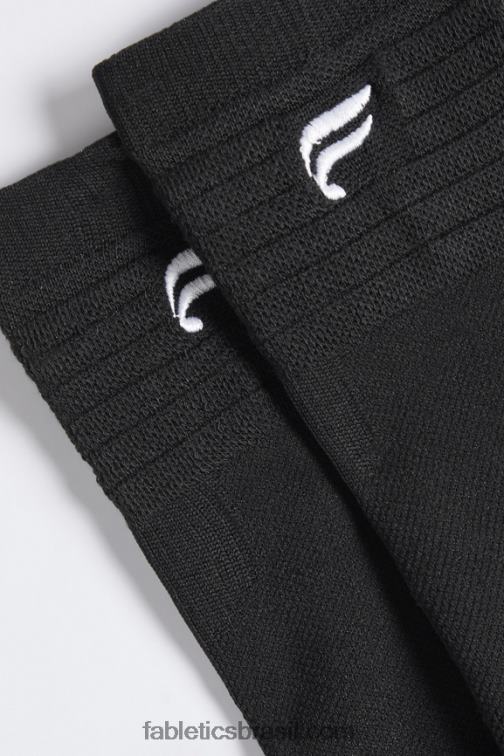 Fabletics preto 420HR2978 a meia de desempenho mulheres
