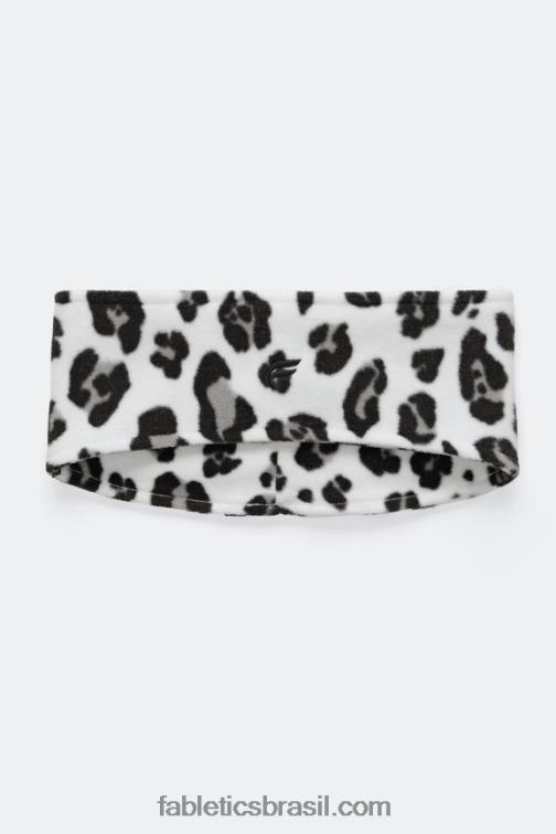 Fabletics grande leopardo das neves 420HR3030 aquecedor de orelha de lã polar mulheres