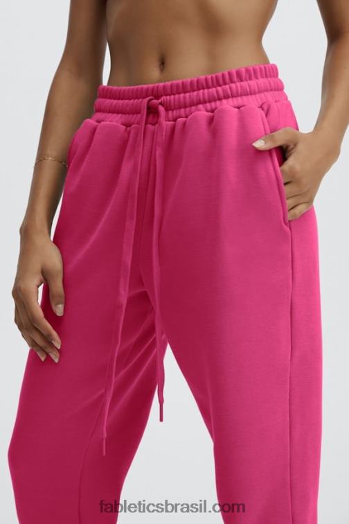 Fabletics Brilho de maré digital/lima açucarada 420HR85 calça de moletom clássica eco go-to mulheres