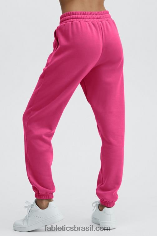 Fabletics Brilho de maré digital/lima açucarada 420HR85 calça de moletom clássica eco go-to mulheres