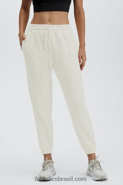 Fabletics Preto branco 420HR165 calça de moletom clássica mulheres