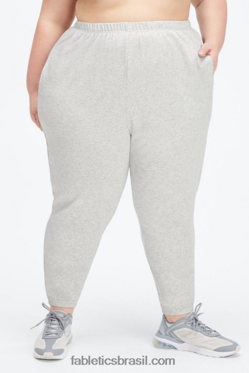 Fabletics alto vermelho/maplewood 420HR107 calça de moletom leve go-to slim mulheres