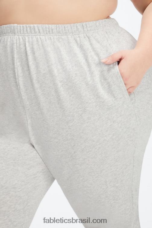 Fabletics alto vermelho/maplewood 420HR107 calça de moletom leve go-to slim mulheres