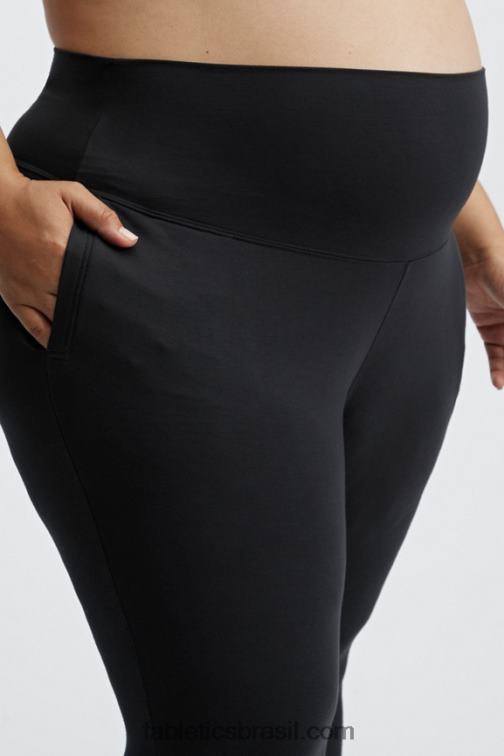 Fabletics borrão/creme de limão 420HR180 corredor de maternidade lounge terry mulheres