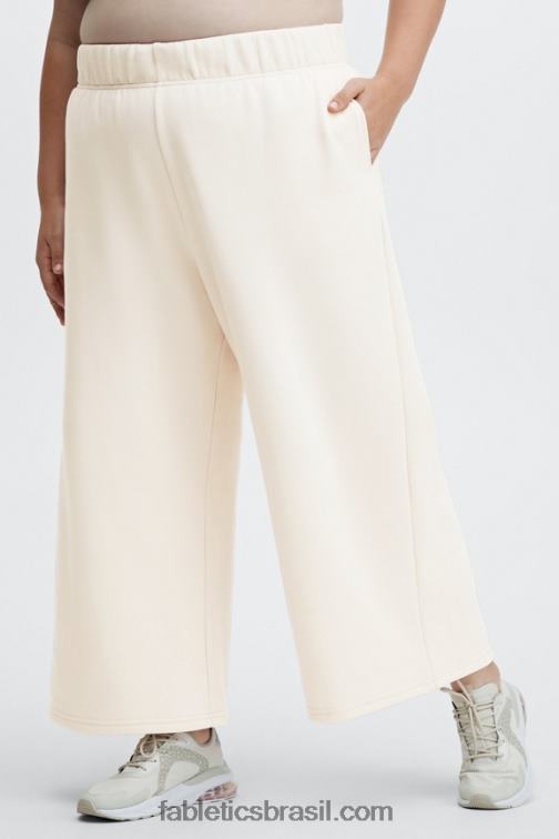 Fabletics bosque/agave/duna 420HR192 calça larga jamie mulheres