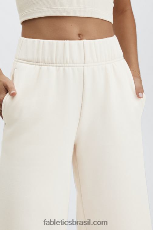 Fabletics branco/gota de limão/sorvete de laranja 420HR191 calça larga jamie mulheres