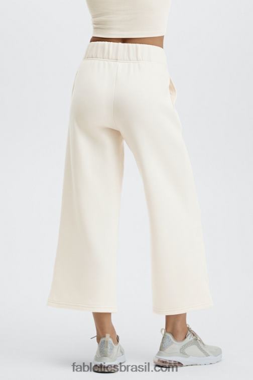 Fabletics branco/gota de limão/sorvete de laranja 420HR191 calça larga jamie mulheres