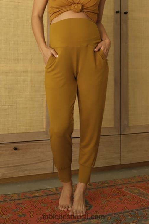 Fabletics branco/micro ponto/manchado 420HR178 corredor de maternidade lounge terry mulheres