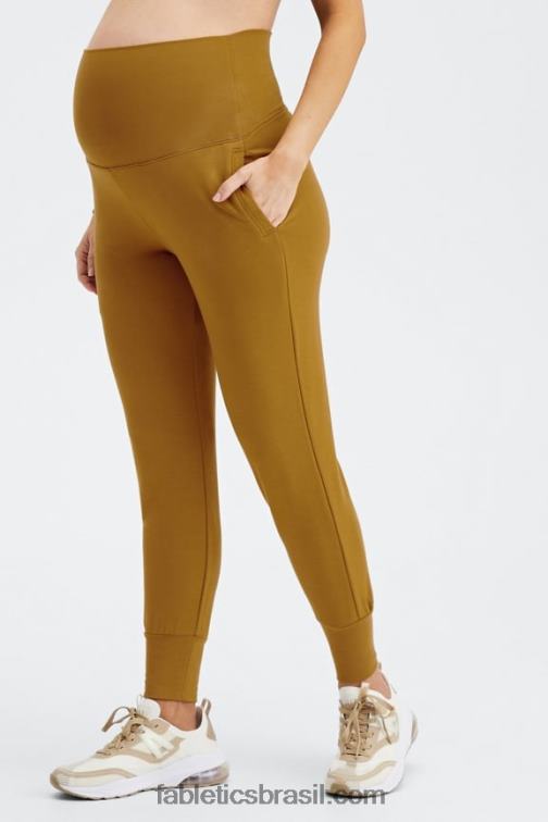 Fabletics branco/micro ponto/manchado 420HR178 corredor de maternidade lounge terry mulheres