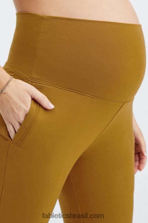 Fabletics branco/micro ponto/manchado 420HR178 corredor de maternidade lounge terry mulheres
