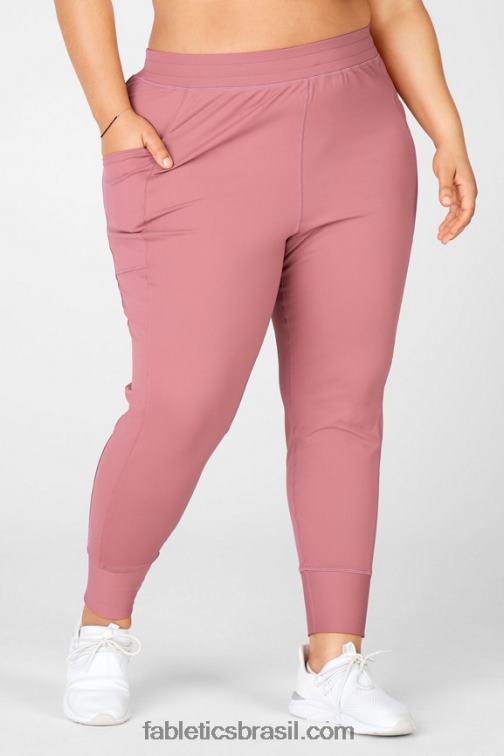 Fabletics calêndula/floral new wave 420HR66 jogger cintura alta com bolso thermaflex mulheres