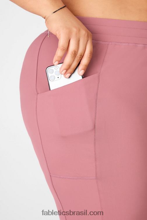 Fabletics calêndula/floral new wave 420HR66 jogger cintura alta com bolso thermaflex mulheres