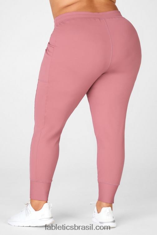 Fabletics calêndula/floral new wave 420HR66 jogger cintura alta com bolso thermaflex mulheres