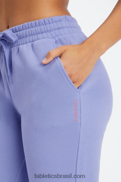 Fabletics campânula/morango 420HR89 calça de moletom clássica eco go-to mulheres