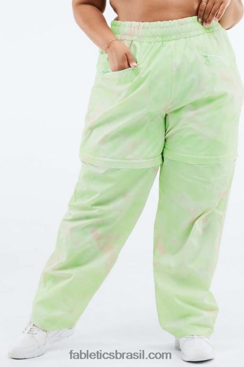 Fabletics carvão camuflado/folha 420HR198 calça conversível kalani mulheres