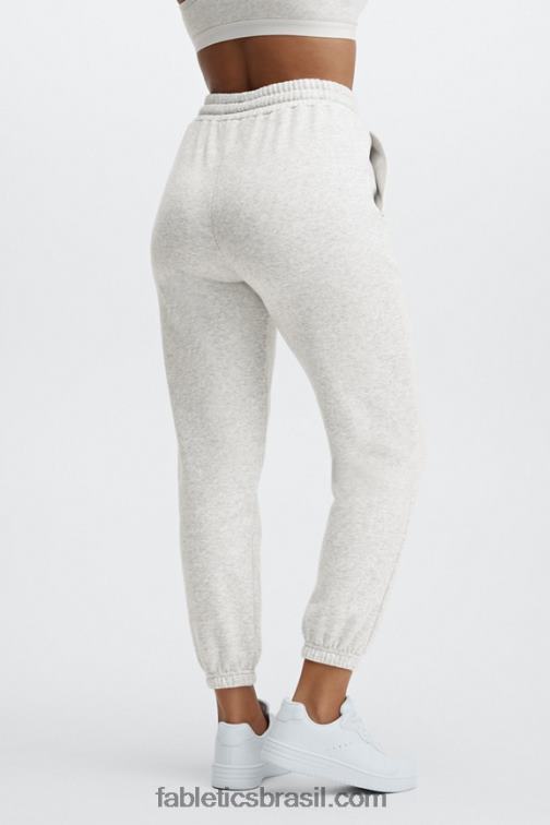 Fabletics celeste/branco clássico 420HR171 calça de moletom clássica mulheres