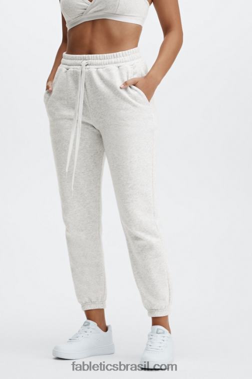 Fabletics celeste/branco clássico 420HR171 calça de moletom clássica mulheres
