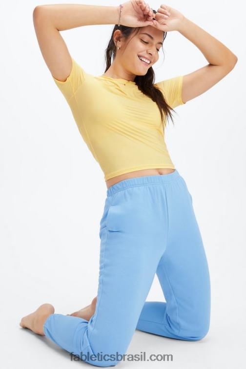 Fabletics cobalto profundo/babosa 420HR104 calça de moletom leve go-to slim mulheres