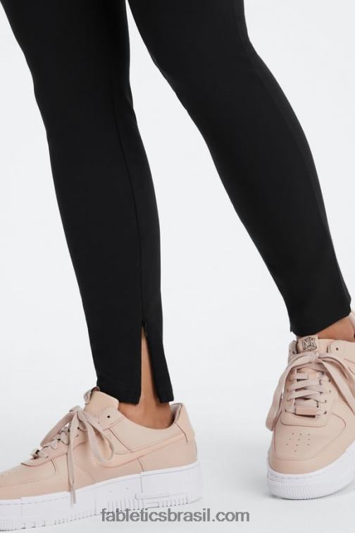 Fabletics coral haze estático/reflexivo prateado 420HR121 calça skinny 24/7 mulheres
