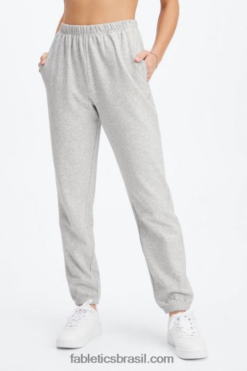 Fabletics creme marinho/limão profundo 420HR106 calça de moletom leve go-to slim mulheres
