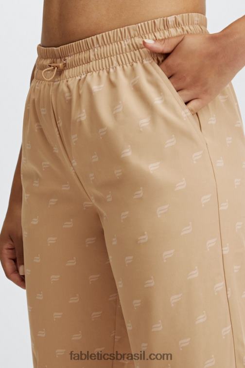 Fabletics cristal azul/caqui 420HR129 calça de tecido iggy mulheres