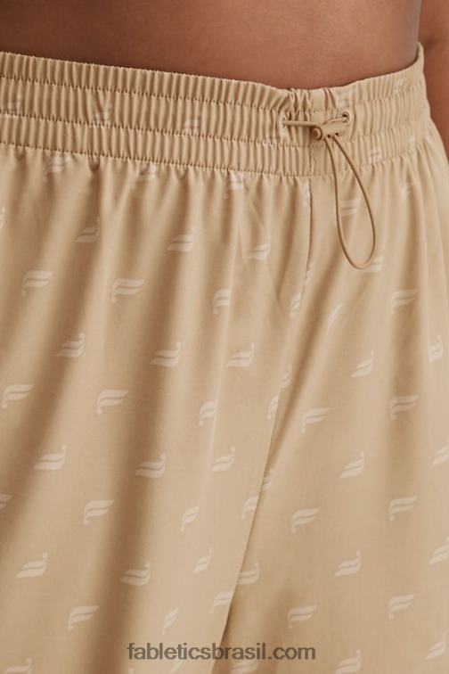 Fabletics cristal azul/caqui 420HR130 calça de tecido iggy mulheres