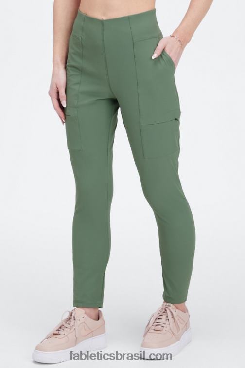 Fabletics deserto/pedra azul 420HR114 calça cargo hibrida mulheres