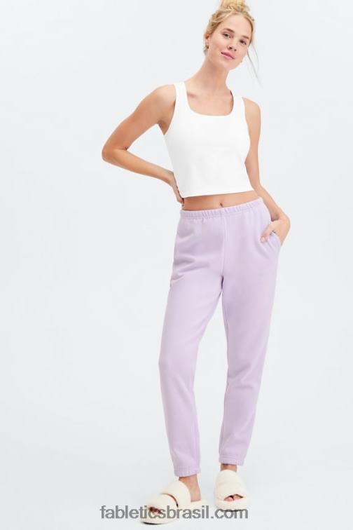 Fabletics extrema realeza/rosa escape loucura de verão/prata reflexiva 420HR133 calça de moletom slim go-to mulheres
