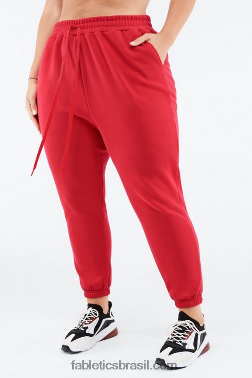 Fabletics garça/ouro 420HR175 calça de moletom clássica mulheres
