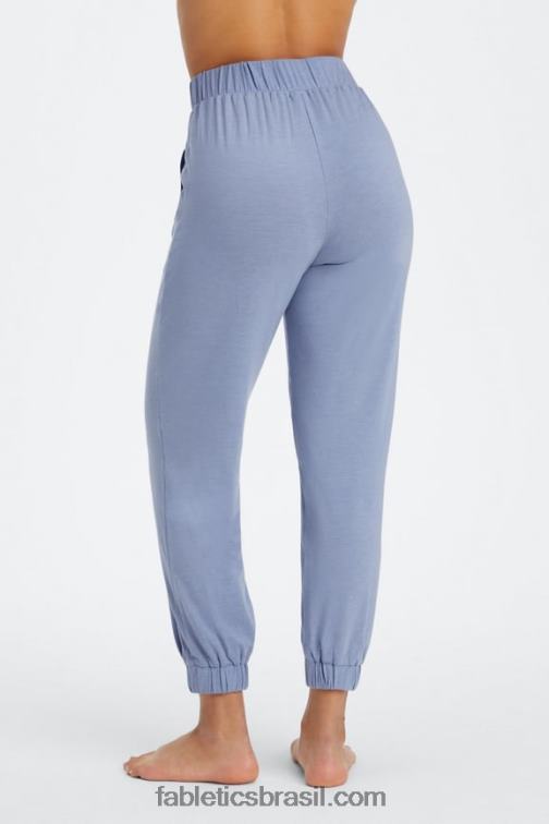 Fabletics gráfico clássico branco/marinho colegial/tênis 420HR78 calça cônica restoreknit mulheres