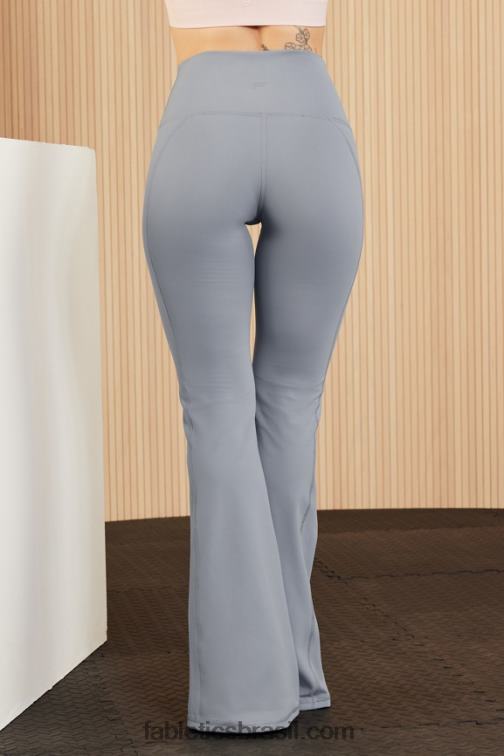 Fabletics grama verde/multi faixa 420HR10 flare cintura alta pureluxe mulheres