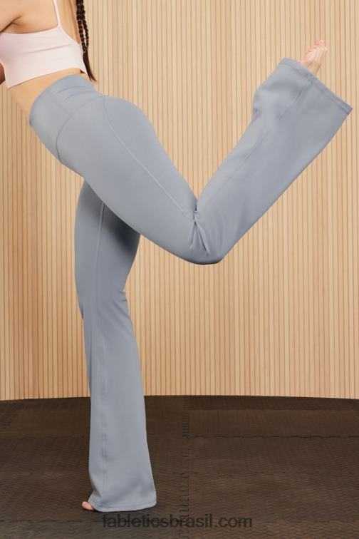 Fabletics grama verde/multi faixa 420HR10 flare cintura alta pureluxe mulheres