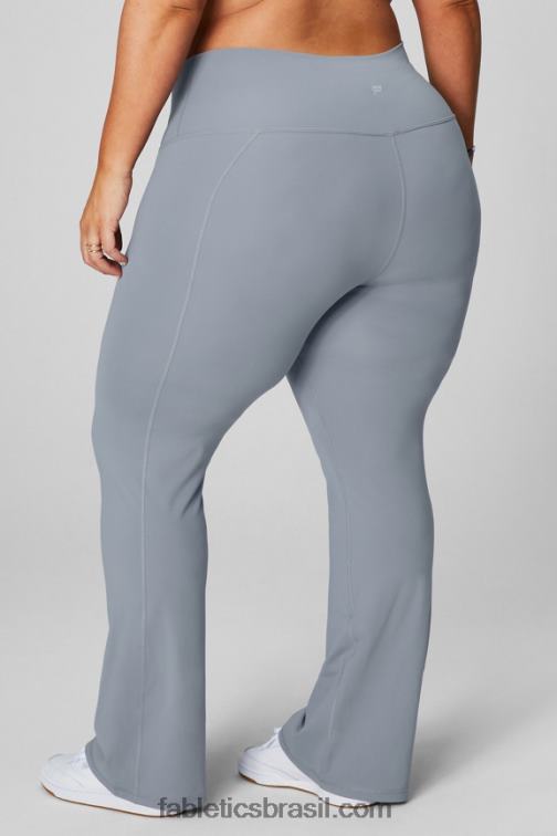 Fabletics grama verde/multi faixa 420HR11 flare cintura alta pureluxe mulheres