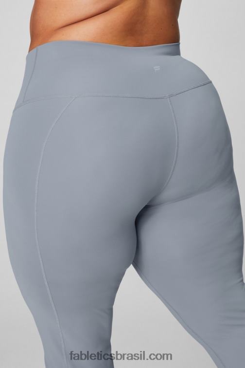 Fabletics grama verde/multi faixa 420HR11 flare cintura alta pureluxe mulheres