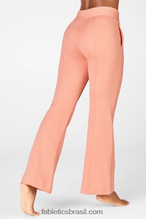 Fabletics laranja paixão/prata reflexivo 420HR138 corredor sinalizador mulheres
