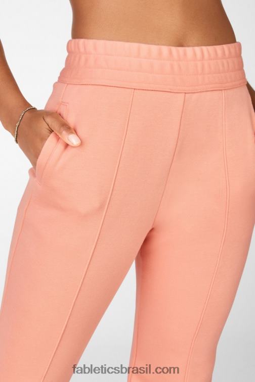 Fabletics laranja paixão/prata reflexivo 420HR138 corredor sinalizador mulheres