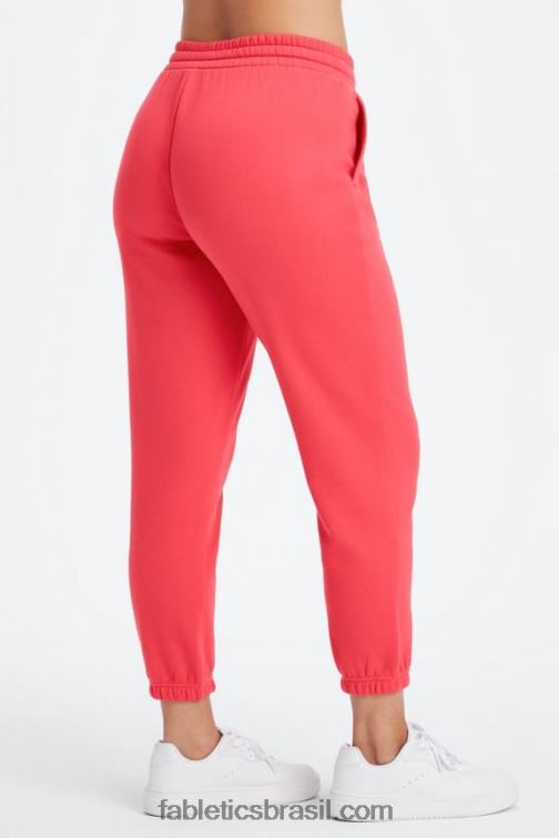 Fabletics leo ondulado preto/ocre queimado 420HR91 calça de moletom clássica eco go-to mulheres