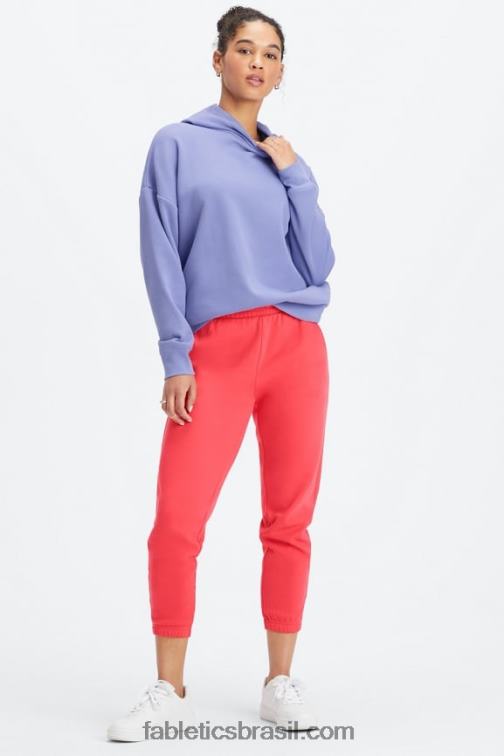 Fabletics leo ondulado preto/ocre queimado 420HR91 calça de moletom clássica eco go-to mulheres