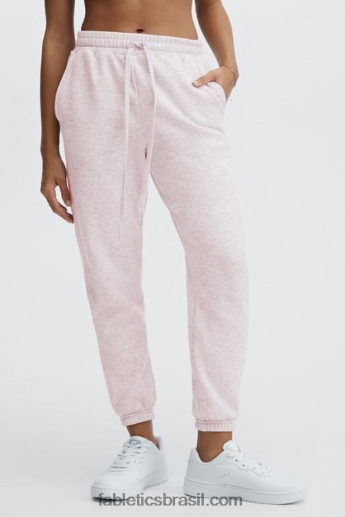 Fabletics leopardo coral/creme de manteiga rosa/lima açucarada 420HR84 calça de moletom clássica eco go-to mulheres