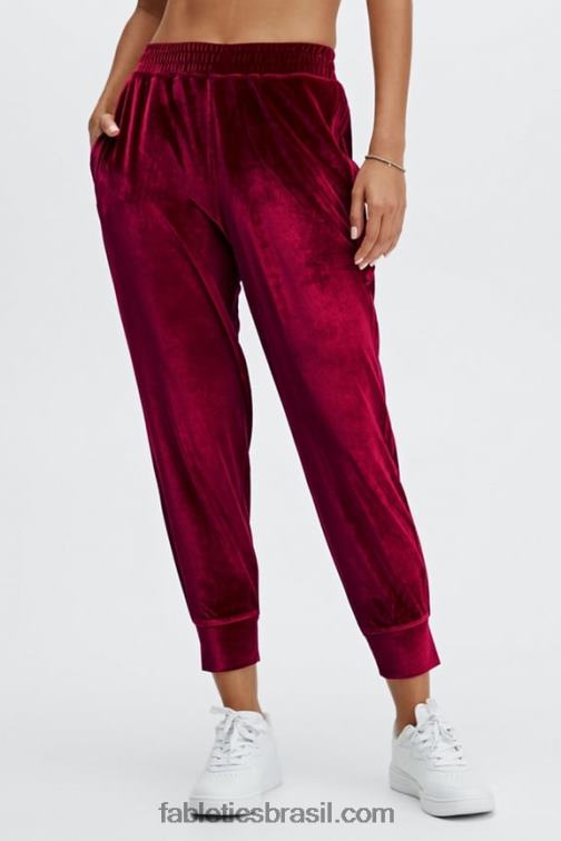 Fabletics lilás enevoado 420HR151 corredor de veludo de luxo mulheres
