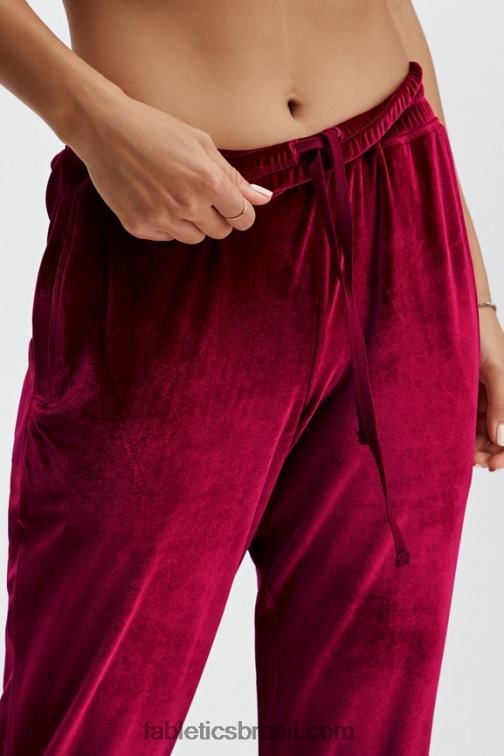 Fabletics lilás enevoado 420HR151 corredor de veludo de luxo mulheres