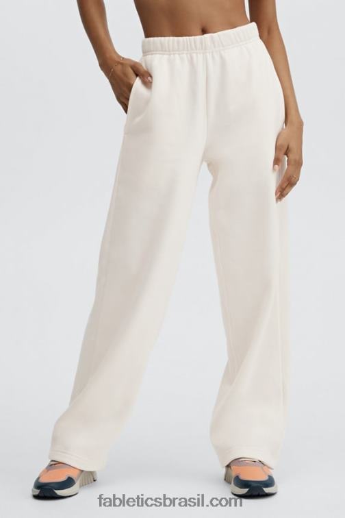 Fabletics madeira de bétula/verdadeiro azul-petróleo/laranja estourada 420HR112 calça de moletom de perna larga mulheres