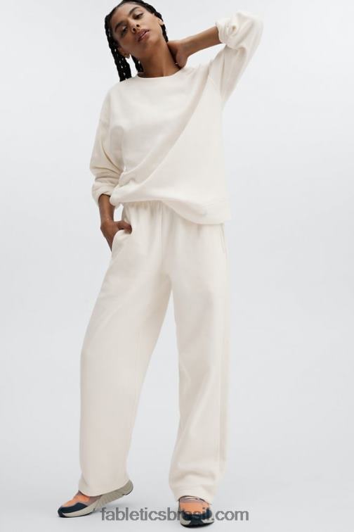 Fabletics madeira de bétula/verdadeiro azul-petróleo/laranja estourada 420HR112 calça de moletom de perna larga mulheres