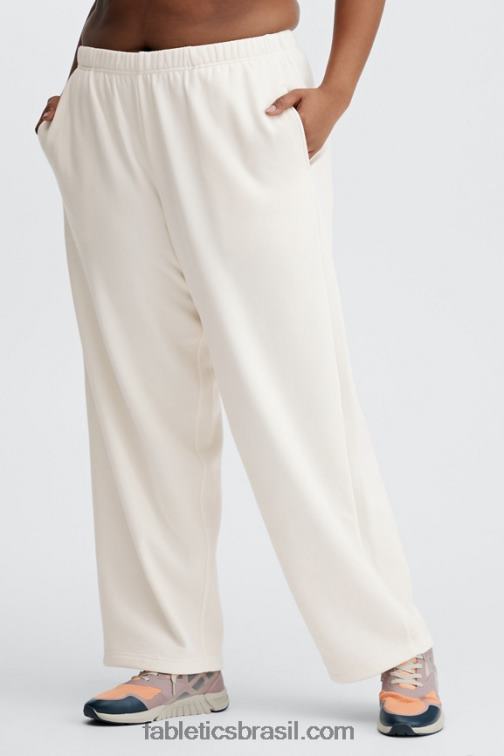 Fabletics madeira de bétula/verdadeiro azul-petróleo/laranja estourada 420HR113 calça de moletom de perna larga mulheres