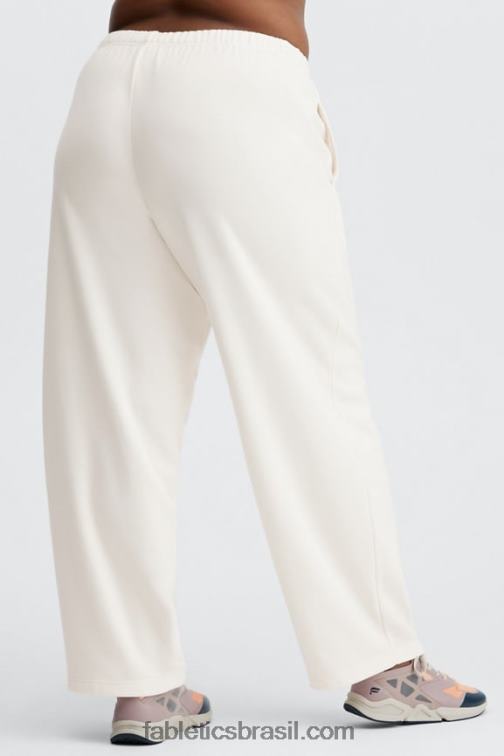 Fabletics madeira de bétula/verdadeiro azul-petróleo/laranja estourada 420HR113 calça de moletom de perna larga mulheres
