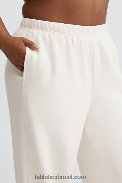 Fabletics madeira de bétula/verdadeiro azul-petróleo/laranja estourada 420HR113 calça de moletom de perna larga mulheres