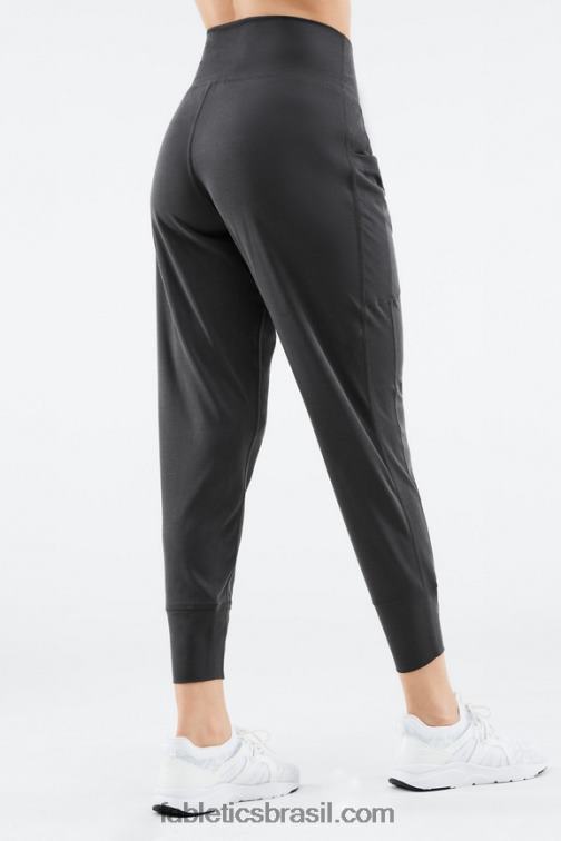 Fabletics marinho profundo/azul elétrico 420HR158 calça de cordão de malha elegante mulheres