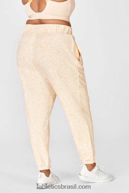 Fabletics mel leite magma/branco 420HR230 calça de moletom cloe slim mulheres