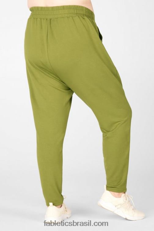 Fabletics mocha meru/preto 420HR190 jogger gemma mulheres